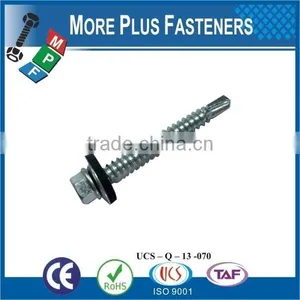 Made in Taiwan Aluminum Hex Flange Head Self Drilling Screw thumbnail-6