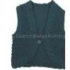 Ultra-short Fork Lapel Cardigan Knitted Sweater thumbnail-1