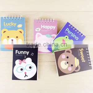 Small Cute Cartoon Notebook Sprial Pocket Notepad for School Children thumbnail-2