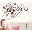 Nontoxic Waterproof Designer Wall Decoration Flower Stickers HB-117, Decal Wall Stickers thumbnail-1