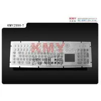IP65 Metal Kiosk Keyboard With Touchpad (KMY299H-T) thumbnail-1