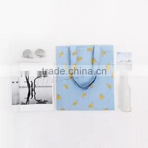 Chinese Supplier Shopping Eco Recycled Cotton Fabric Rectangle Tote Bag Cotton thumbnail-4