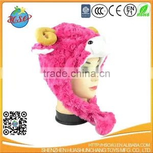 Hot Sale New Plush Cap Animal Tpye Sheep Head thumbnail-1