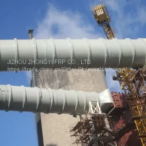 天津军粮城电厂DN5200(冀州中意) DN5200 flue for Tianjin Junliangcheng Thermal Power Plant