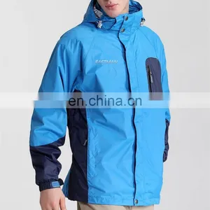 Blue and Black Thermal Comfortable Ski Jacket thumbnail-1