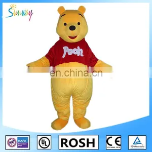 Lovely Inflatable Winnie Bear Fur Costume for Advertising thumbnail-1