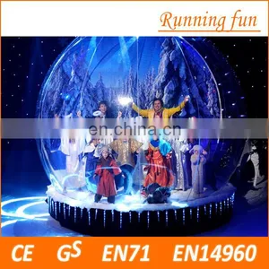 Factory Sale Attractive Style Electric Christmas Snow Globes, Giant Snow Ball thumbnail-1