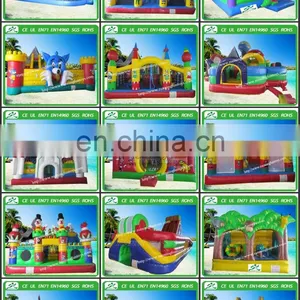 Customized Castle Theme Inflatable Combo, Bouncer Slide Made in China thumbnail-1