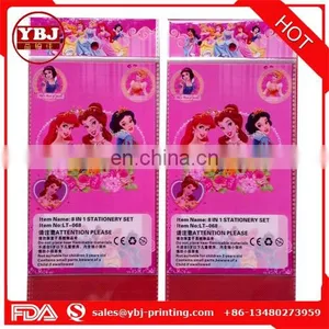 Full Cartoon Printed Opp Plastic Bag for Stationery Set thumbnail-1