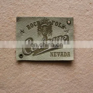 Golden Garment Metal PU Leather Label for Jean thumbnail-1