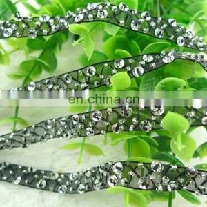 New Arrival Wholesale Black Beaded Flower Trimming, Clothing Decorative Handma Laces thumbnail-2