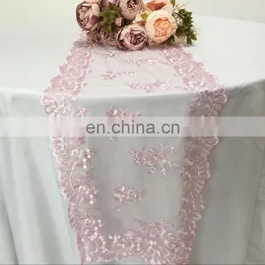 Embroidered Lace Restaurant Table Runner Decoration thumbnail-2