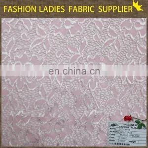 2015 New Style Nyon and Cotton Organic Lace Dyeing Knit Fabric thumbnail-4
