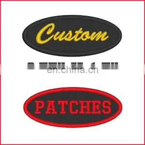 Rectangular 1 Line Custom Embroidered Name Tag Iron / Sew on Patch thumbnail-2