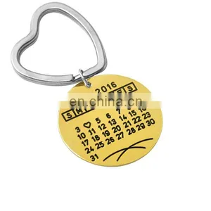 Souvenir Gift Engraving Logo Calendar Keychain 50 Years thumbnail-5