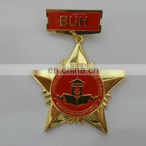 Star Shape Metal Badge With Expoy thumbnail-1