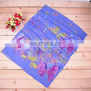 Wholesale Hot Sale Lady Fashion Printed Chiffon Scarf thumbnail-4