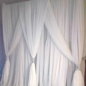 Aluminum Cheap Adjustable White Pipe and Drape for Wedding Mandap thumbnail-3