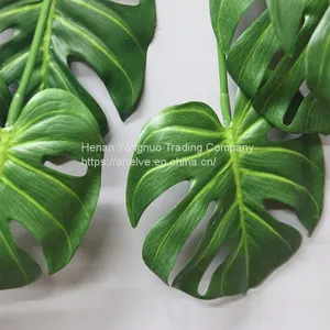 High Grade Green Plant 7 Branches Real Touch Turtle Leaf Artificial Plants thumbnail-5