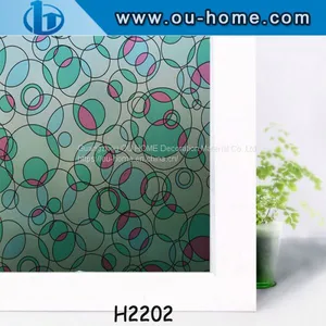 OUHOME PVC Film Manufacturer Color Stained PVC Static Window Film Plastic Vinyl Sticker thumbnail-4