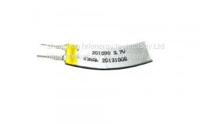 Wholesale Flexible Lipo Battery 3.7v 43mah Hrl201020 Curved Lipo Battery thumbnail-1