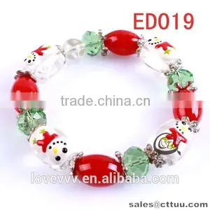 HAPPY NEW YEAR Best Gift Bulk Christmas Bracelets ED019 thumbnail-1