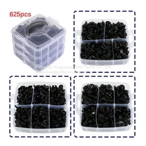 Auto Fastener Clip Mixed Car Body Push Retainer Pin Rivet Bumper Door Trim Panel Retainer Fastener Kit thumbnail-1