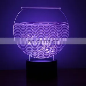 Manufacture USB/battery/remote 3d Acrylic Lamp Football 3d Illusion Lamp for Kids thumbnail-2