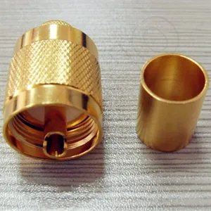 Gold Plated RF Coaxial TNC Male Jack Connector for Rg59 174 58 Cable thumbnail-2
