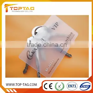 Standard Transparent Card With Embosing Number / Picture / Logo thumbnail-1