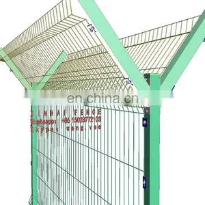 XINHAI 3D Welded Mesh Fence With Y Post thumbnail-3