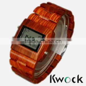 New Combination Smart & Digital & Wooden Watch for Adult thumbnail-2