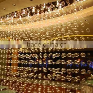 Blown Clear Glass Ball Curtain thumbnail-1