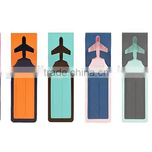 Patched Genuine Cow Leather Funny Luggage Tags Airplane Baggage Tag Travel Accessories thumbnail-4