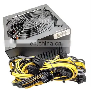1800w Watt Power Supply 1u Single Machine Psu 80 Plus 180-240v 10*6p Pcie Cable For Motherboard thumbnail-2