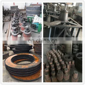 Double Rollers Vertical 1200 Wet Pan Mill Gold Grinding Machine thumbnail-5
