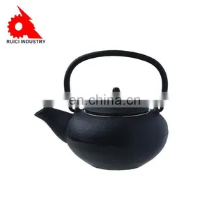 Wholesale Chinese Antique Cast Iron Tea Set Pot Coffee Pot Enamel thumbnail-3