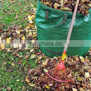 55 Gallon Heavy Duty Green Garden Refuse Bags With Handles for Collecting Leaves thumbnail-3