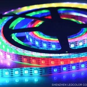 High Quality Digital SK6822 LC8822 Led Light Strip 60leds/m DC5V for Project Program thumbnail-4