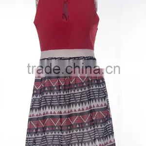 Summer Casual Dress Fashion Dress Sleeveless Lady Dress thumbnail-3