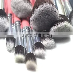 2016 10PCS Professional Custom Logo Pink Makeup Brushes Set thumbnail-5