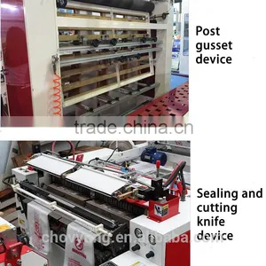 Automatic Two Lanes Slitting T-shirt Shopping Bag Making Machine thumbnail-4
