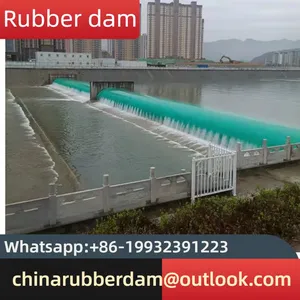 Large Span Hinge Dam, Full Width Rubber Rolling Dam, Water Storage Dam, Inflatable Dam in Stock thumbnail-4