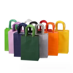 Custom Print Lady Gift Party Tea Coffee Food Takeaway Shoes Clothes Shopping Paper Bag With Your Own Logo thumbnail-1