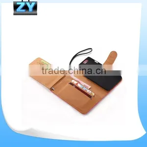 Wallet Card Holder PU Leather Case for Iphone 6 & 6 Plus thumbnail-1
