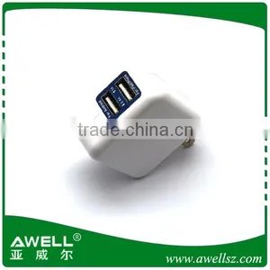 High Performance Dual Port 5V Micro USB Wall Charger thumbnail-2