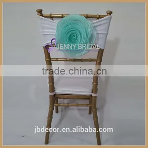 C116(2) From China Factory Custom Green Color Elastic Chair Sash With Band thumbnail-4