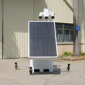 HiCUBE Solar Surveillance Tower With 3*450W Solar Panels High Power for Outdoors Security thumbnail-2