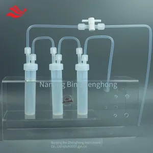 60ml Pfa Gas Purge Bottle, Hydrogen Absorption Bottle, Anti-corrosion Reaction Tank, One-piece Molding, 1/4 Fitting With Good Sealing thumbnail-5
