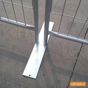 Heavy Duty Galvanized Welded Wire Outdoor Portable Canada Temporary Fence Panel for Construction Site thumbnail-4